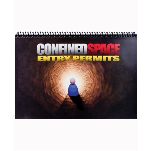 WORKWEAR, SAFETY & CORPORATE CLOTHING SPECIALISTS - Confined Space Entry Permits Logbook - A4 Size