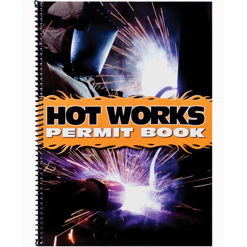 WORKWEAR, SAFETY & CORPORATE CLOTHING SPECIALISTS - Hot Works Permit Logbook - A4 Size