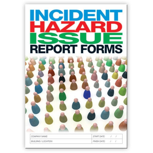 WORKWEAR, SAFETY & CORPORATE CLOTHING SPECIALISTS - Incident/Hazard/Issue Report Forms Logbook - A4 Size