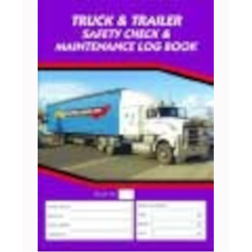 WORKWEAR, SAFETY & CORPORATE CLOTHING SPECIALISTS Log Book - Truck & Trailer Safety Check Logbook