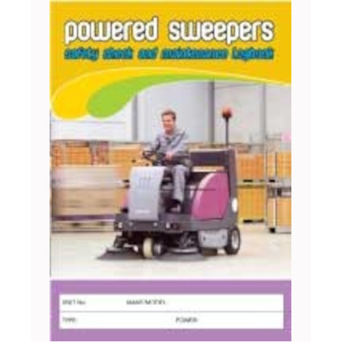 WORKWEAR, SAFETY & CORPORATE CLOTHING SPECIALISTS - Log Book - Powered Sweeper - A5 Size