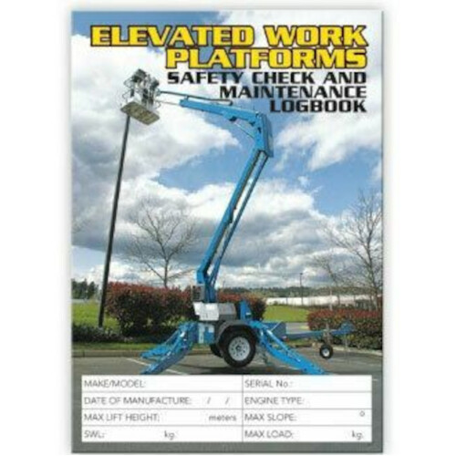WORKWEAR, SAFETY & CORPORATE CLOTHING SPECIALISTS - Log Book - Elevated Work Platform - A5