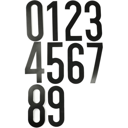 WORKWEAR, SAFETY & CORPORATE CLOTHING SPECIALISTS - 50mm Magnetic Numbers Set of 0 - 9