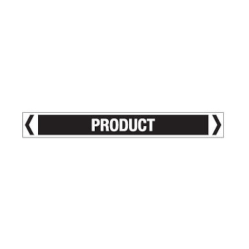 WORKWEAR, SAFETY & CORPORATE CLOTHING SPECIALISTS - 50x400mm - Self Adhesive Pipe Markers - Pkt of 10 - Product