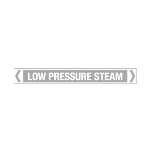 WORKWEAR, SAFETY & CORPORATE CLOTHING SPECIALISTS - 30x380mm - Self Adhesive Pipe Markers - Pkt of 10 - Low Pressure Steam