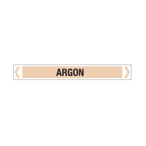 WORKWEAR, SAFETY & CORPORATE CLOTHING SPECIALISTS - 30x380mm - Self Adhesive Pipe Markers - Pkt of 10 - Argon