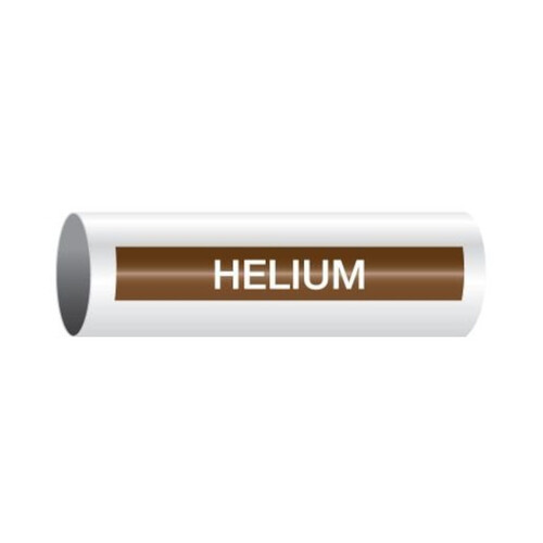 WORKWEAR, SAFETY & CORPORATE CLOTHING SPECIALISTS - 30x380mm - Self Adhesive Pipe Markers - Pkt of 10 - Helium