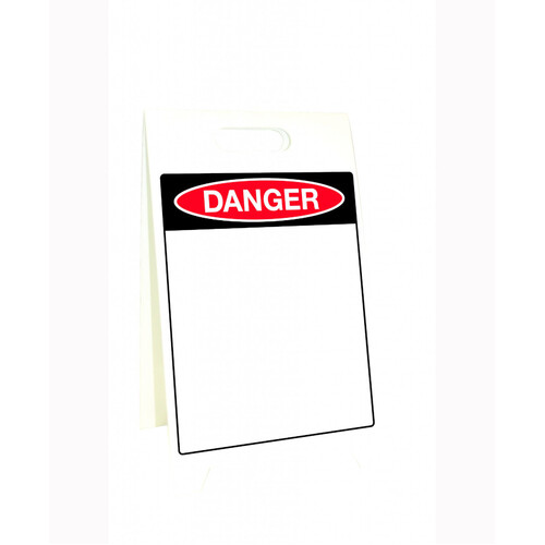 WORKWEAR, SAFETY & CORPORATE CLOTHING SPECIALISTS 500x300mm - Corflute Sign Stands - Danger Blank
