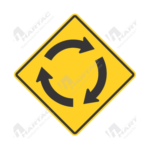WORKWEAR, SAFETY & CORPORATE CLOTHING SPECIALISTS 900mm Triangle - Aluminium, Class 1 - Roundabout