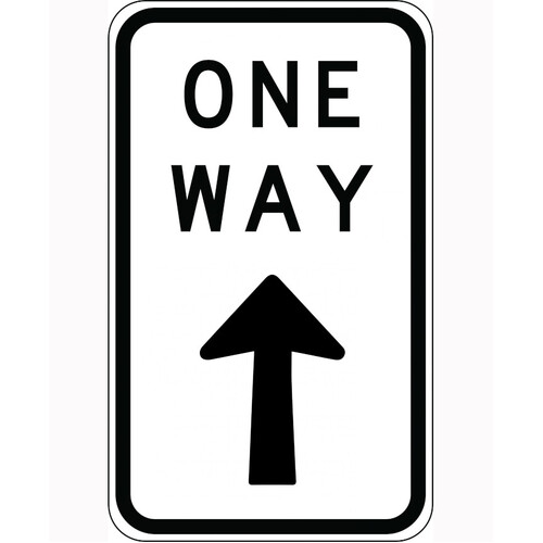 WORKWEAR, SAFETY & CORPORATE CLOTHING SPECIALISTS - 800x1200mm - Class1 - Aluminium - Left Lane Must Exit