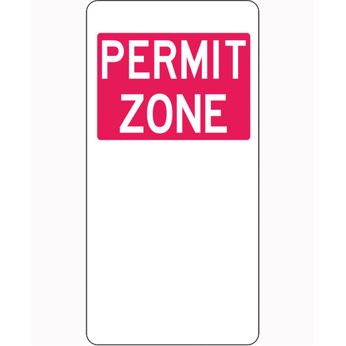 WORKWEAR, SAFETY & CORPORATE CLOTHING SPECIALISTS - 225x450mm - Aluminium - Permit Zone