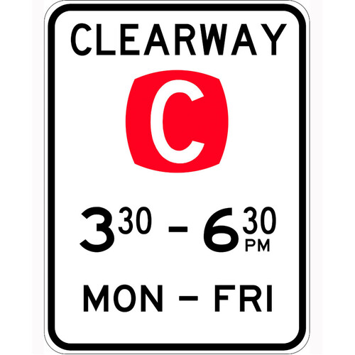 WORKWEAR, SAFETY & CORPORATE CLOTHING SPECIALISTS 900x1200mm - Class 2 - Aluminium - Clearway (Single Period)