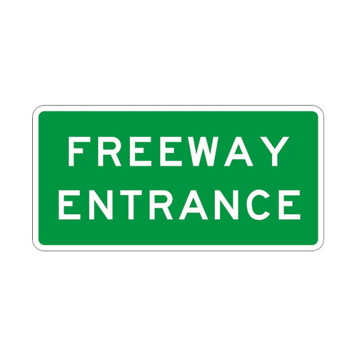 WORKWEAR, SAFETY & CORPORATE CLOTHING SPECIALISTS - 1800x900mmmm - Class 1 - Aluminium - Freeway Entrance