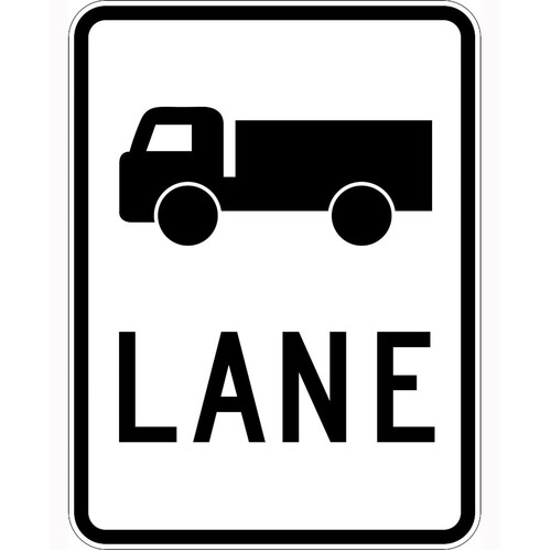 WORKWEAR, SAFETY & CORPORATE CLOTHING SPECIALISTS - 900x1200mm - Class 1 -Aluminium - Truck Lane