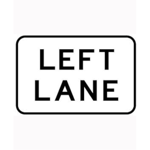 WORKWEAR, SAFETY & CORPORATE CLOTHING SPECIALISTS 900x600mm - Class 1 - Aluminium - Right Lane-Black-900x600mm