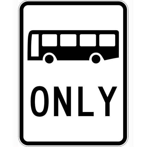 WORKWEAR, SAFETY & CORPORATE CLOTHING SPECIALISTS 900x1200mm - Class 1 - Aluminium - Bus Only