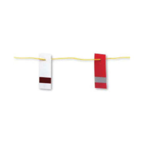 WORKWEAR, SAFETY & CORPORATE CLOTHING SPECIALISTS Reflector Nite-Line - Class 2 Reflective Red / White - 25 metre roll