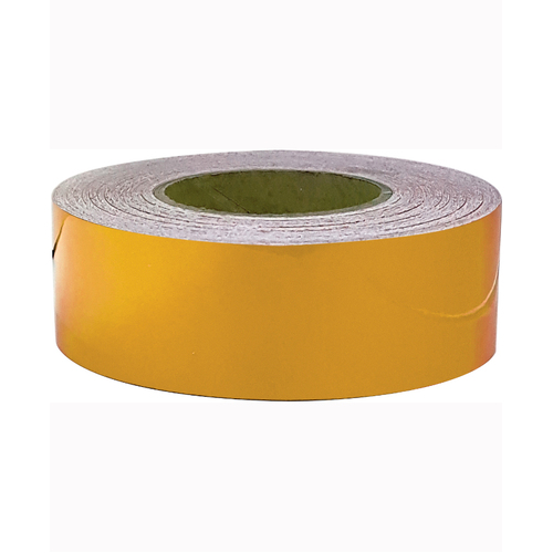 WORKWEAR, SAFETY & CORPORATE CLOTHING SPECIALISTS - 50mm x 5mtr - Class 2 Reflective Tape - Yellow