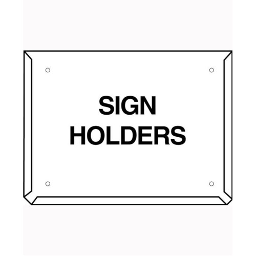 WORKWEAR, SAFETY & CORPORATE CLOTHING SPECIALISTS - 800x600mm Metal Hazchem Sign Placard Holder