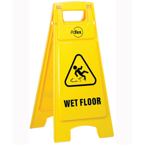 WORKWEAR, SAFETY & CORPORATE CLOTHING SPECIALISTS - Economy Plastic A-Frame - Wet Floor