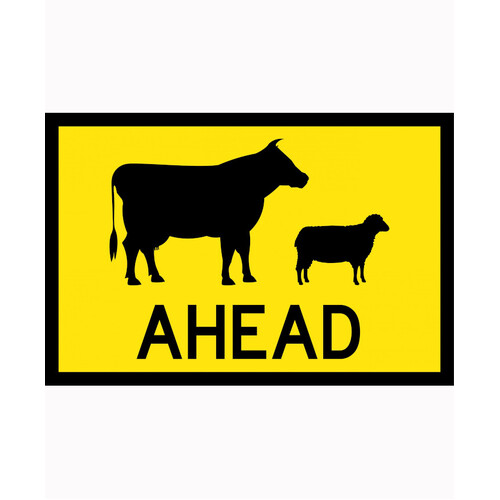 WORKWEAR, SAFETY & CORPORATE CLOTHING SPECIALISTS - 900x600mm - Boxed Edge - Cl.1 - (Symbolic Stock Picto) Ahead