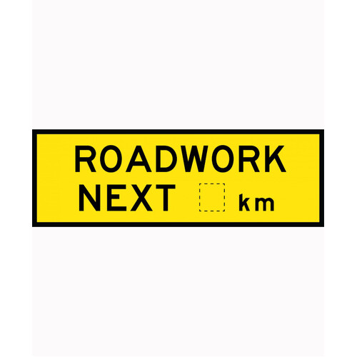 WORKWEAR, SAFETY & CORPORATE CLOTHING SPECIALISTS - 1800x600mm - Boxed Edge - Cl.1 - Roadwork Next__km