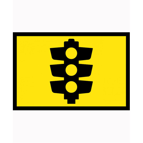 WORKWEAR, SAFETY & CORPORATE CLOTHING SPECIALISTS 900x600mm - Boxed Edge - Cl.1 - Signals Ahead