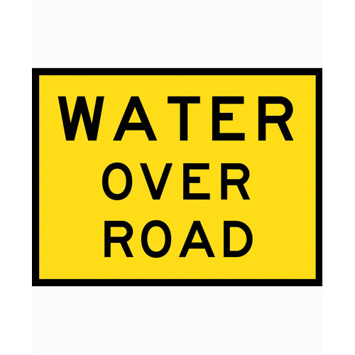 WORKWEAR, SAFETY & CORPORATE CLOTHING SPECIALISTS 900x600mm - Boxed Edge - Cl.1 - Water Over Road