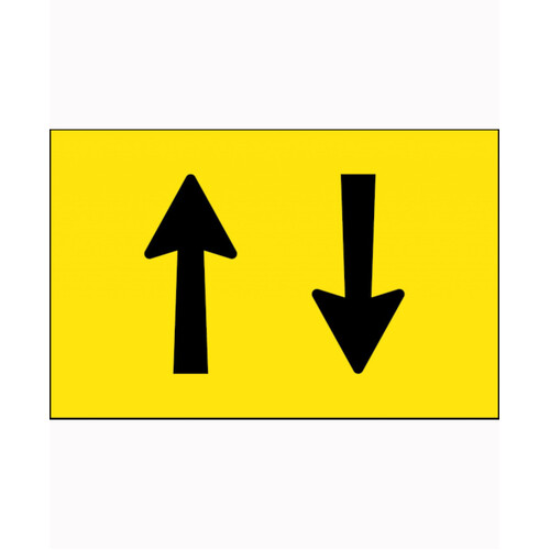 WORKWEAR, SAFETY & CORPORATE CLOTHING SPECIALISTS 900x600mm - Boxed Edge - Cl.1 - Two Way Traffic