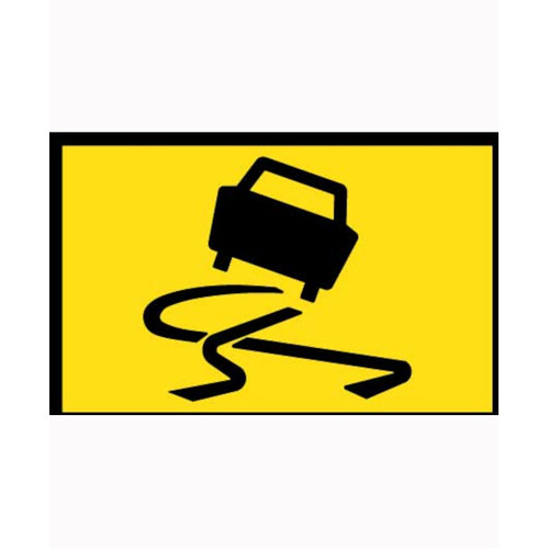 WORKWEAR, SAFETY & CORPORATE CLOTHING SPECIALISTS - 900x600mm - Boxed Edge - Cl.1 - Slippery Surface Picto