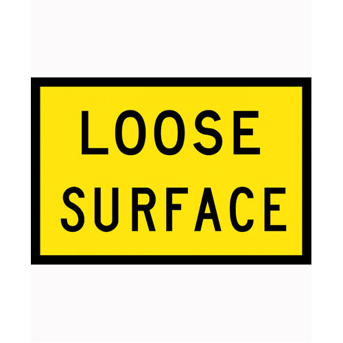 WORKWEAR, SAFETY & CORPORATE CLOTHING SPECIALISTS 900x600mm - Boxed Edge - Cl.1 - Loose Surface Picto
