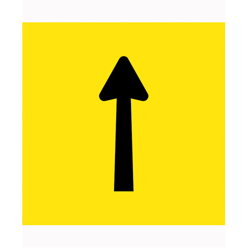 WORKWEAR, SAFETY & CORPORATE CLOTHING SPECIALISTS - 600x600mm - Class 1 - Corflute - Lane Status Open (Arrow Up)