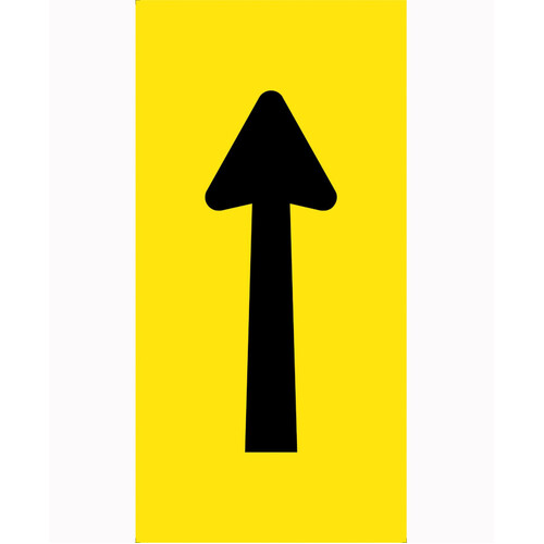WORKWEAR, SAFETY & CORPORATE CLOTHING SPECIALISTS 600x300mm - Class 1 - Corflute - Lane Status Open (Arrow Up)