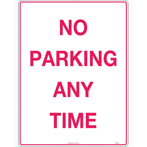 WORKWEAR, SAFETY & CORPORATE CLOTHING SPECIALISTS 450x300mm - Class 2 - Metal - No Parking Any Time