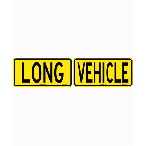 WORKWEAR, SAFETY & CORPORATE CLOTHING SPECIALISTS 510x250mm - Metal - Cl.2 - Hinged - 2 piece - Long Vehicle