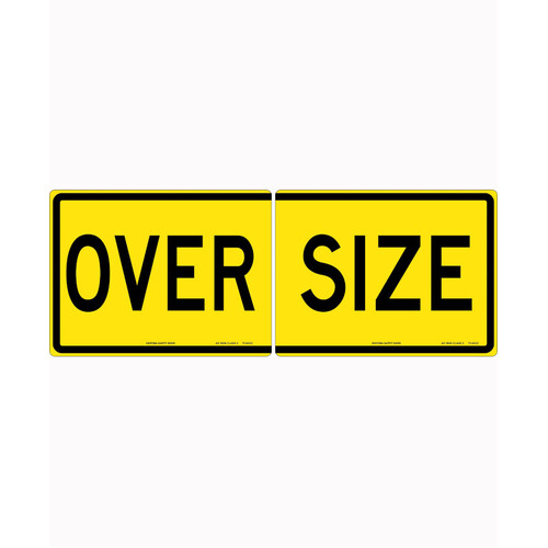 WORKWEAR, SAFETY & CORPORATE CLOTHING SPECIALISTS 510x250mm - Metal - Cl.2 - Hinged - 2 piece - Over Size
