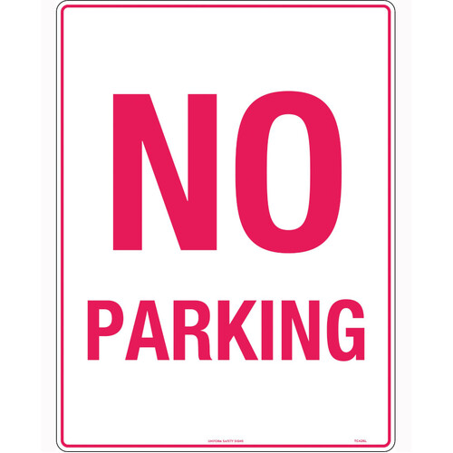 WORKWEAR, SAFETY & CORPORATE CLOTHING SPECIALISTS - 450x300mm - Poly - No Parking