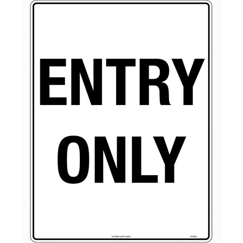 WORKWEAR, SAFETY & CORPORATE CLOTHING SPECIALISTS 600x400mm - Class 2 - Metal - Entry Only