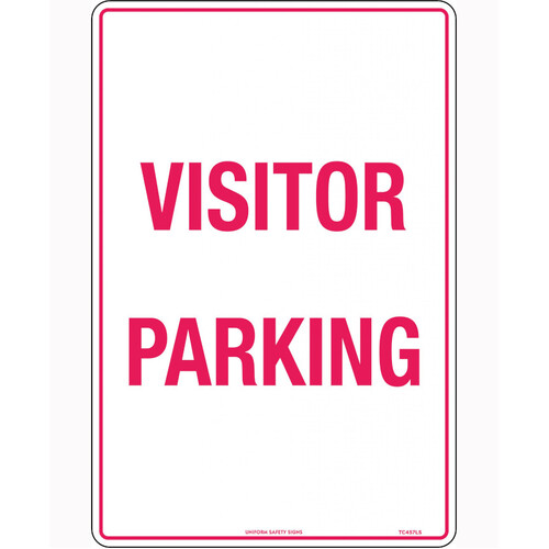 WORKWEAR, SAFETY & CORPORATE CLOTHING SPECIALISTS - 600x400mm - Metal - Visitor Parking