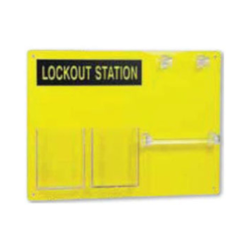 WORKWEAR, SAFETY & CORPORATE CLOTHING SPECIALISTS - 390x290mm - 6 Lock Empty Lockout Station