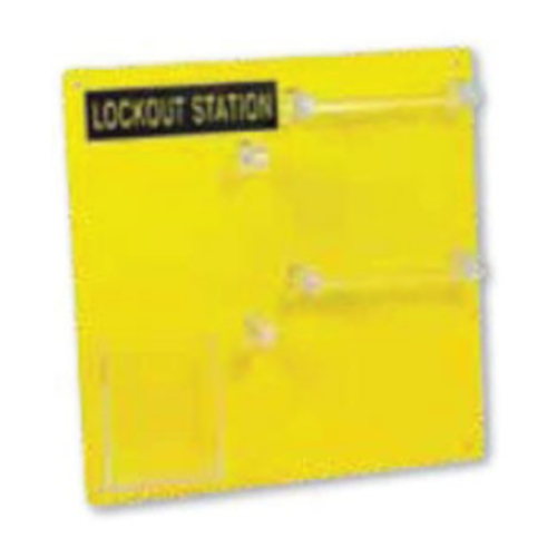 WORKWEAR, SAFETY & CORPORATE CLOTHING SPECIALISTS - 395x395mm - 12 Lock Empty Lockout Station