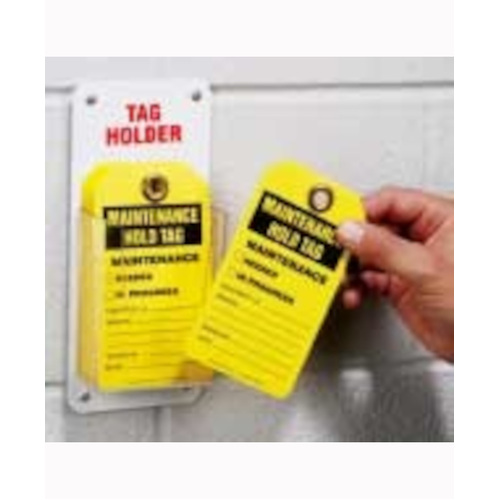 WORKWEAR, SAFETY & CORPORATE CLOTHING SPECIALISTS Tag Holder - Single Hole