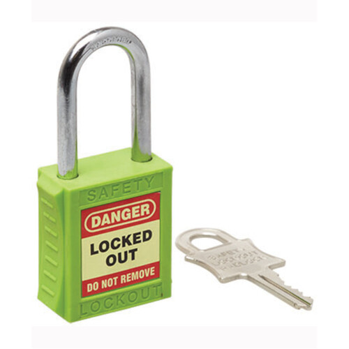 WORKWEAR, SAFETY & CORPORATE CLOTHING SPECIALISTS - 42mm Premium Green Safety Lockout