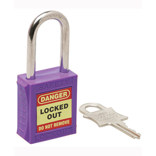 WORKWEAR, SAFETY & CORPORATE CLOTHING SPECIALISTS - 42mm Premium Purple Safety Lockout