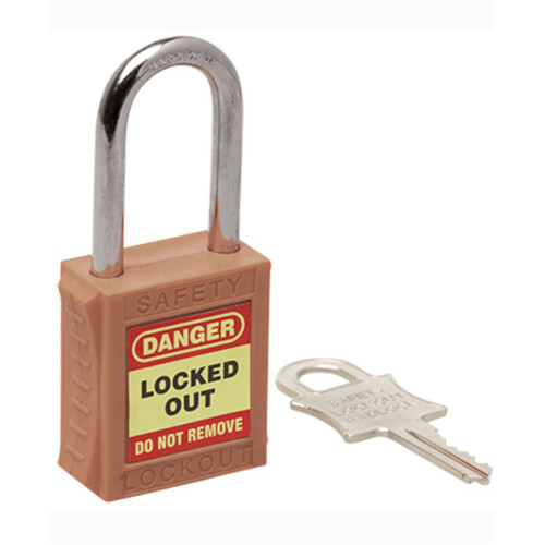 WORKWEAR, SAFETY & CORPORATE CLOTHING SPECIALISTS 42mm Premium Brown Safety Lockout