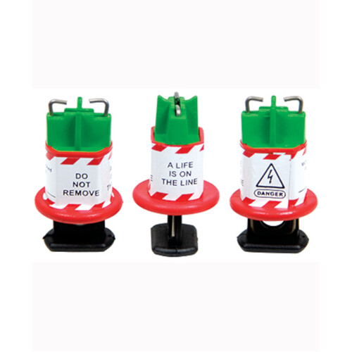 WORKWEAR, SAFETY & CORPORATE CLOTHING SPECIALISTS - Miniature Circuit Breaker Lockout - Pin In - Set 3