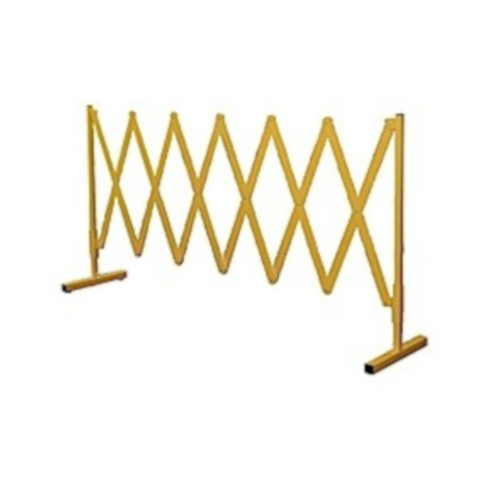 WORKWEAR, SAFETY & CORPORATE CLOTHING SPECIALISTS - 950mm x 3.2m Economy Expanding Barrier - Yellow