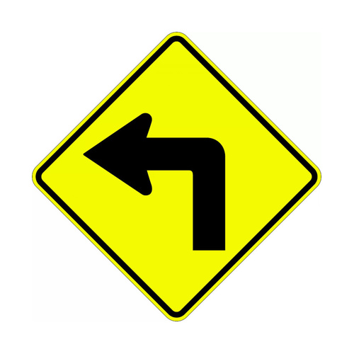 WORKWEAR, SAFETY & CORPORATE CLOTHING SPECIALISTS DISCONTINUED - 300x900mm - Aluminium Class 1 Reflective - Turn Right Picto (Braced x3)