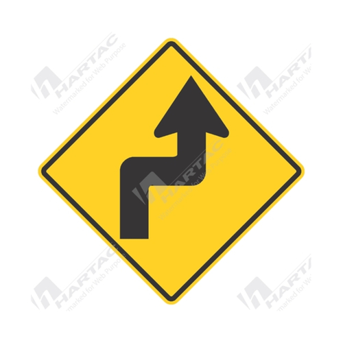 WORKWEAR, SAFETY & CORPORATE CLOTHING SPECIALISTS 750x750mm - Aluminium - Class 1 Reflective - Reverse Turn Right Picto