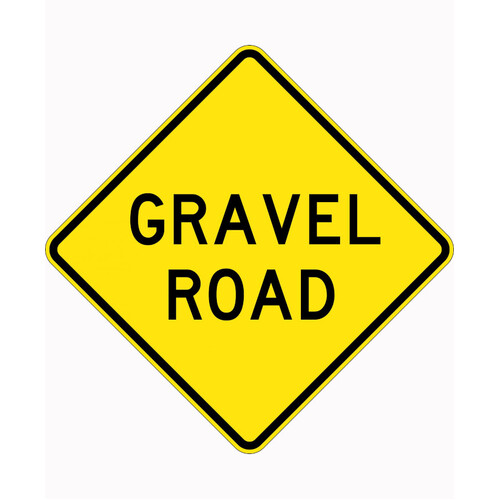 WORKWEAR, SAFETY & CORPORATE CLOTHING SPECIALISTS - 900x900mm - Aluminium - Class 1 Reflective - Gravel Road